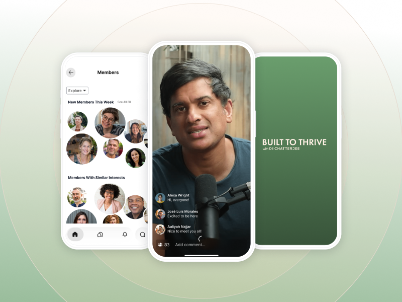 Pop Up (Desktop) Built to Thrive